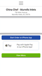 Mobile Screenshot of chinachefmurrellsinlets.com